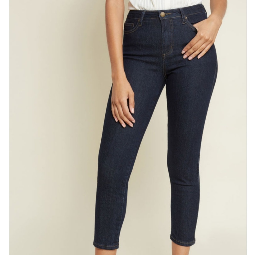 Modcloth Cropped Denim Jeans